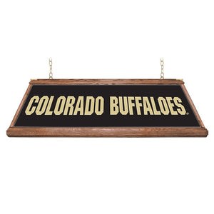 Colorado Buffaloes: Premium Wood Pool Table Light - The Fan-Brand