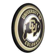 Load image into Gallery viewer, Colorado Buffaloes: Round Slimline Lighted Wall Sign - The Fan-Brand