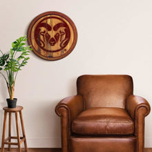 Load image into Gallery viewer, Colorado State Rams: Branded &quot;Faux&quot; Barrel Top Sign - The Fan-Brand