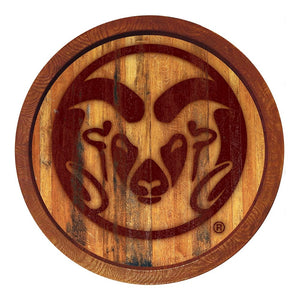 Colorado State Rams: Branded "Faux" Barrel Top Sign - The Fan-Brand