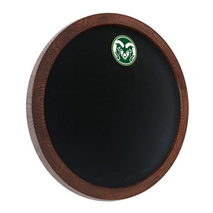 Colorado State Rams: Chalkboard "Faux" Barrel Top Sign - The Fan-Brand