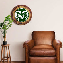 Load image into Gallery viewer, Colorado State Rams: &quot;Faux&quot; Barrel Top Sign - The Fan-Brand
