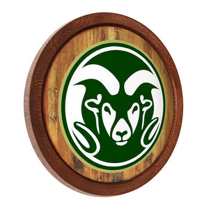 Colorado State Rams: "Faux" Barrel Top Sign - The Fan-Brand