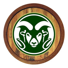 Load image into Gallery viewer, Colorado State Rams: &quot;Faux&quot; Barrel Top Sign - The Fan-Brand
