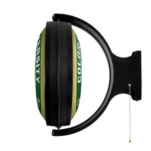 Load image into Gallery viewer, Colorado State Rams: Gold - Original Round Rotating Lighted Wall Sign - The Fan-Brand