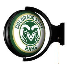 Load image into Gallery viewer, Colorado State Rams: Original Round Rotating Lighted Wall Sign - The Fan-Brand