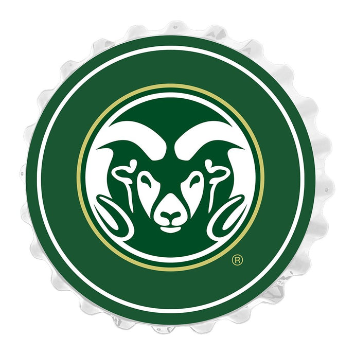 Colorado State Rams: Rams - Bottle Cap Wall Sign - The Fan-Brand