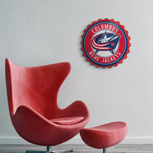 Load image into Gallery viewer, Columbus Blue Jackets: Bottle Cap Wall Sign - The Fan-Brand