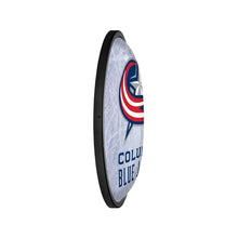 Load image into Gallery viewer, Columbus Blue Jackets: Ice Rink - Oval Slimline Lighted Wall Sign - The Fan-Brand