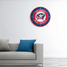 Load image into Gallery viewer, Columbus Blue Jackets: Modern Disc Wall Clock - The Fan-Brand