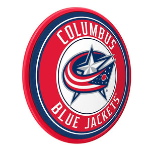 Columbus Blue Jackets: Modern Disc Wall Sign - The Fan-Brand