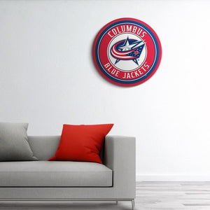 Columbus Blue Jackets: Modern Disc Wall Sign - The Fan-Brand