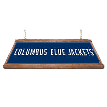 Load image into Gallery viewer, Columbus Blue Jackets: Premium Wood Pool Table Light - The Fan-Brand