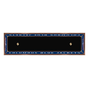 Columbus Blue Jackets: Premium Wood Pool Table Light - The Fan-Brand