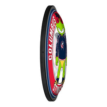 Load image into Gallery viewer, Columbus Blue Jackets: Stinger - Round Slimline Lighted Wall Sign - The Fan-Brand