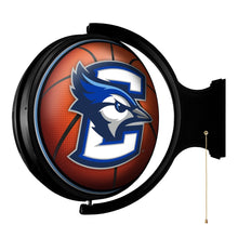 Load image into Gallery viewer, Creighton Bluejays: Basketball - Original Round Rotating Lighted Wall Sign - The Fan-Brand