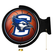 Load image into Gallery viewer, Creighton Bluejays: Basketball - Original Round Rotating Lighted Wall Sign - The Fan-Brand