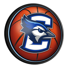 Load image into Gallery viewer, Creighton Bluejays: Basketball - Round Slimline Lighted Wall Sign - The Fan-Brand