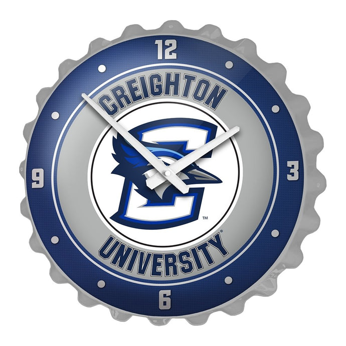Creighton Bluejays: Bottle Cap Wall Clock - The Fan-Brand