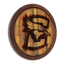 Load image into Gallery viewer, Creighton Bluejays: Branded &quot;Faux&quot; Barrel Top Sign - The Fan-Brand