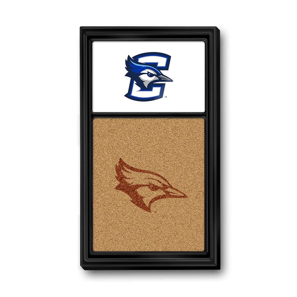 Creighton Bluejays: Dual Logo, Bluejay - Cork Note Board - The Fan-Brand