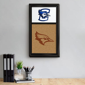 Creighton Bluejays: Dual Logo, Bluejay - Cork Note Board - The Fan-Brand