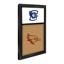 Load image into Gallery viewer, Creighton Bluejays: Dual Logo, Bluejay - Cork Note Board - The Fan-Brand