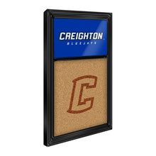 Load image into Gallery viewer, Creighton Bluejays: Dual Logo - Cork Note Board - The Fan-Brand