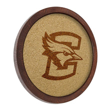 Load image into Gallery viewer, Creighton Bluejays: Logo - &quot;Faux&quot; Barrel Framed Cork Board - The Fan-Brand