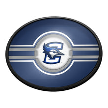 Load image into Gallery viewer, Creighton Bluejays: Oval Slimline Lighted Wall Sign - The Fan-Brand