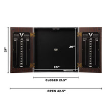 Load image into Gallery viewer, Viper Stadium Dartboard Cabinet with Shot King Sisal Dartboard