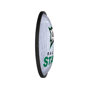 Dallas Stars: Ice Rink - Oval Slimline Lighted Wall Sign - The Fan-Brand