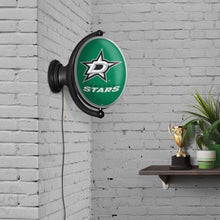 Load image into Gallery viewer, Dallas Stars: Original Oval Rotating Lighted Wall Sign - The Fan-Brand