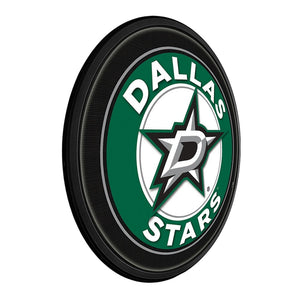 Dallas Stars: Round Slimline Lighted Wall Sign - The Fan-Brand