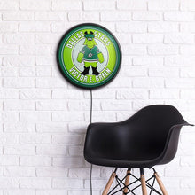 Load image into Gallery viewer, Dallas Stars: Victory E. Green - Round Slimline Lighted Wall Sign - The Fan-Brand
