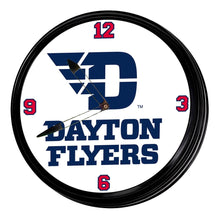 Load image into Gallery viewer, Dayton Flyers: Flyers - Retro Lighted Wall Clock - The Fan-Brand