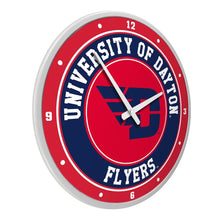 Load image into Gallery viewer, Dayton Flyers: Modern Disc Wall Clock - The Fan-Brand