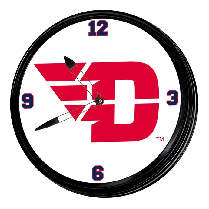 Dayton Flyers: Retro Lighted Wall Clock - The Fan-Brand