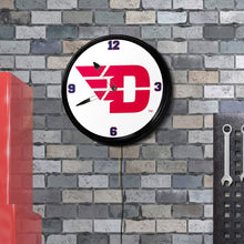 Load image into Gallery viewer, Dayton Flyers: Retro Lighted Wall Clock - The Fan-Brand