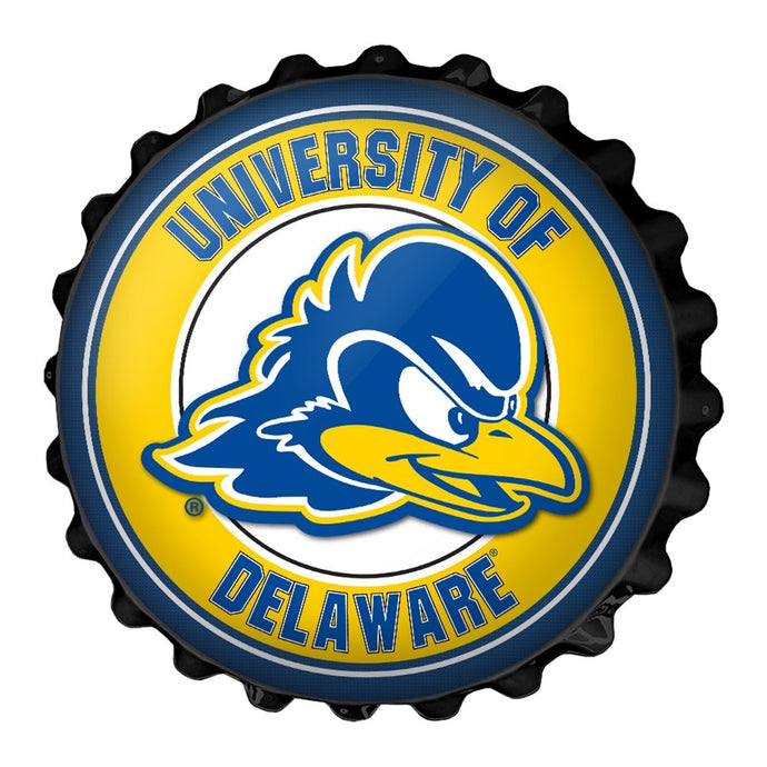 Delaware Blue Hens: Bottle Cap Wall Sign - The Fan-Brand