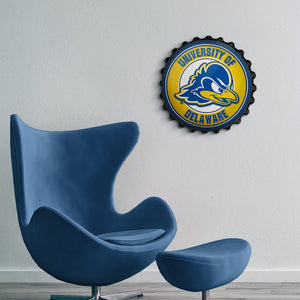 Delaware Blue Hens: Bottle Cap Wall Sign - The Fan-Brand