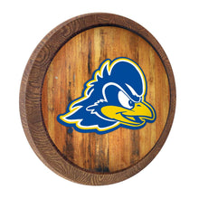 Load image into Gallery viewer, Delaware Blue Hens: &quot;Faux&quot; Barrel Top Sign - The Fan-Brand