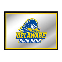 Load image into Gallery viewer, Delaware Blue Hens: Framed Mirrored Wall Sign - The Fan-Brand