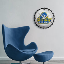 Load image into Gallery viewer, Delaware Blue Hens: Logo - Bottle Cap Wall Clock - The Fan-Brand