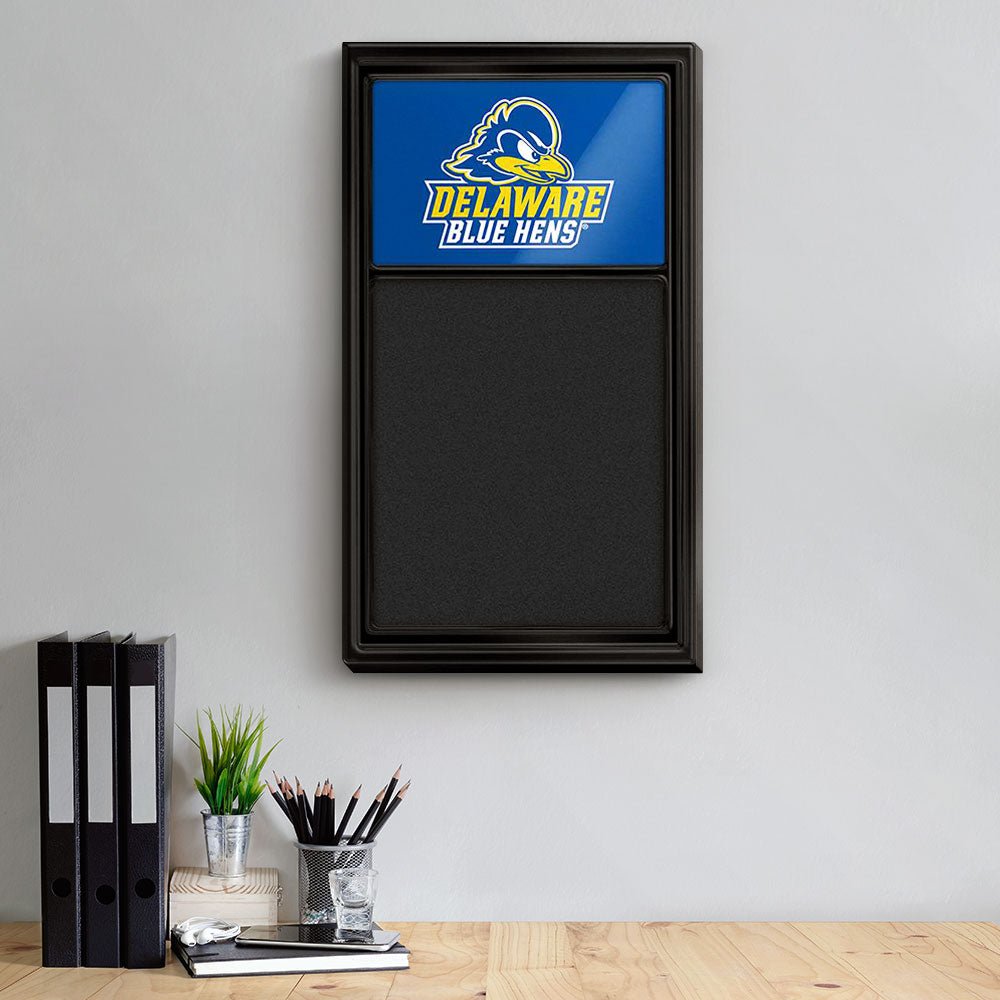 Delaware Blue Hens: Logo - Chalk Note Board - The Fan-Brand