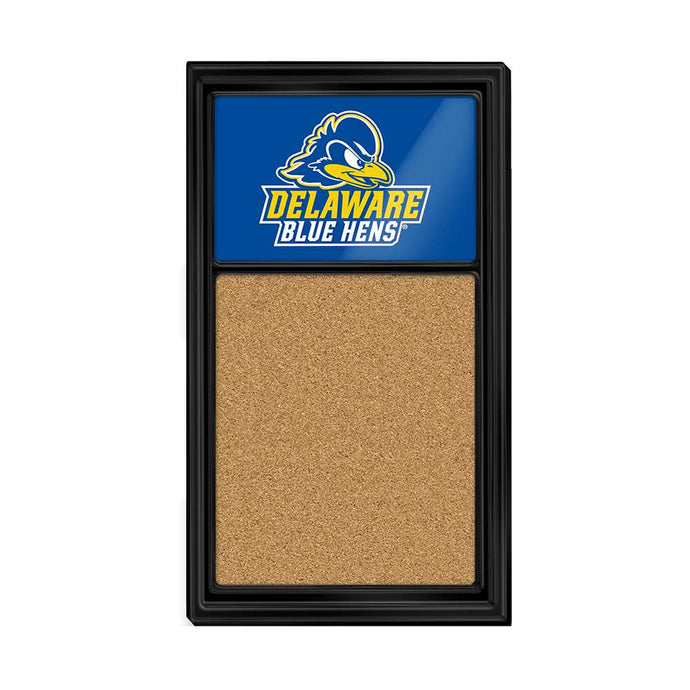 Delaware Blue Hens: Logo - Cork Note Board - The Fan-Brand