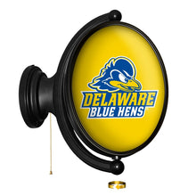 Load image into Gallery viewer, Delaware Blue Hens: Logo - Original Oval Rotating Lighted Wall Sign - The Fan-Brand