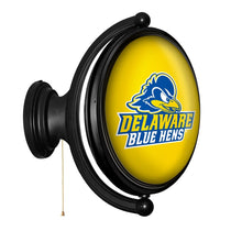 Load image into Gallery viewer, Delaware Blue Hens: Logo - Original Oval Rotating Lighted Wall Sign - The Fan-Brand