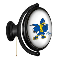 Load image into Gallery viewer, Delaware Blue Hens: Mascot - Original Oval Rotating Lighted Wall Sign - The Fan-Brand