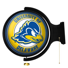 Load image into Gallery viewer, Delaware Blue Hens: Original Round Rotating Lighted Wall Sign - The Fan-Brand
